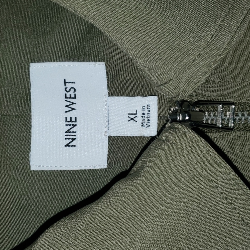 Nine West XL Waist Zip Blazer